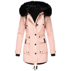 Women's Faux Fur Hooded Parka Coat | Stylish Warm Winter Outerwear 3