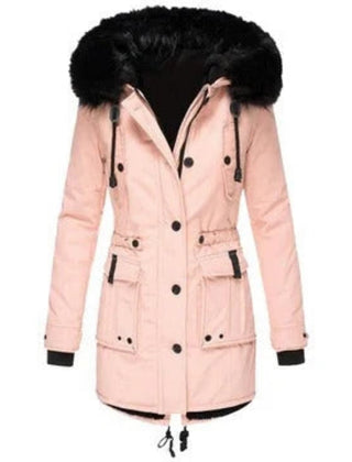 Women's Faux Fur Hooded Parka Coat | Stylish Warm Winter Outerwear 3