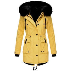 Women's Faux Fur Hooded Parka Coat | Stylish Warm Winter Outerwear 5