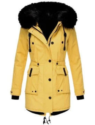Women's Faux Fur Hooded Parka Coat | Stylish Warm Winter Outerwear 5