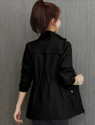 Women's Lightweight Cotton Bomber Jacket | Stylish Cropped Summer Layer 1