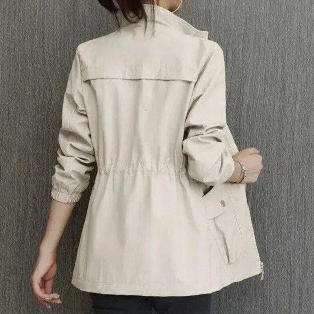 Women's Lightweight Cotton Bomber Jacket | Stylish Cropped Summer Layer 2