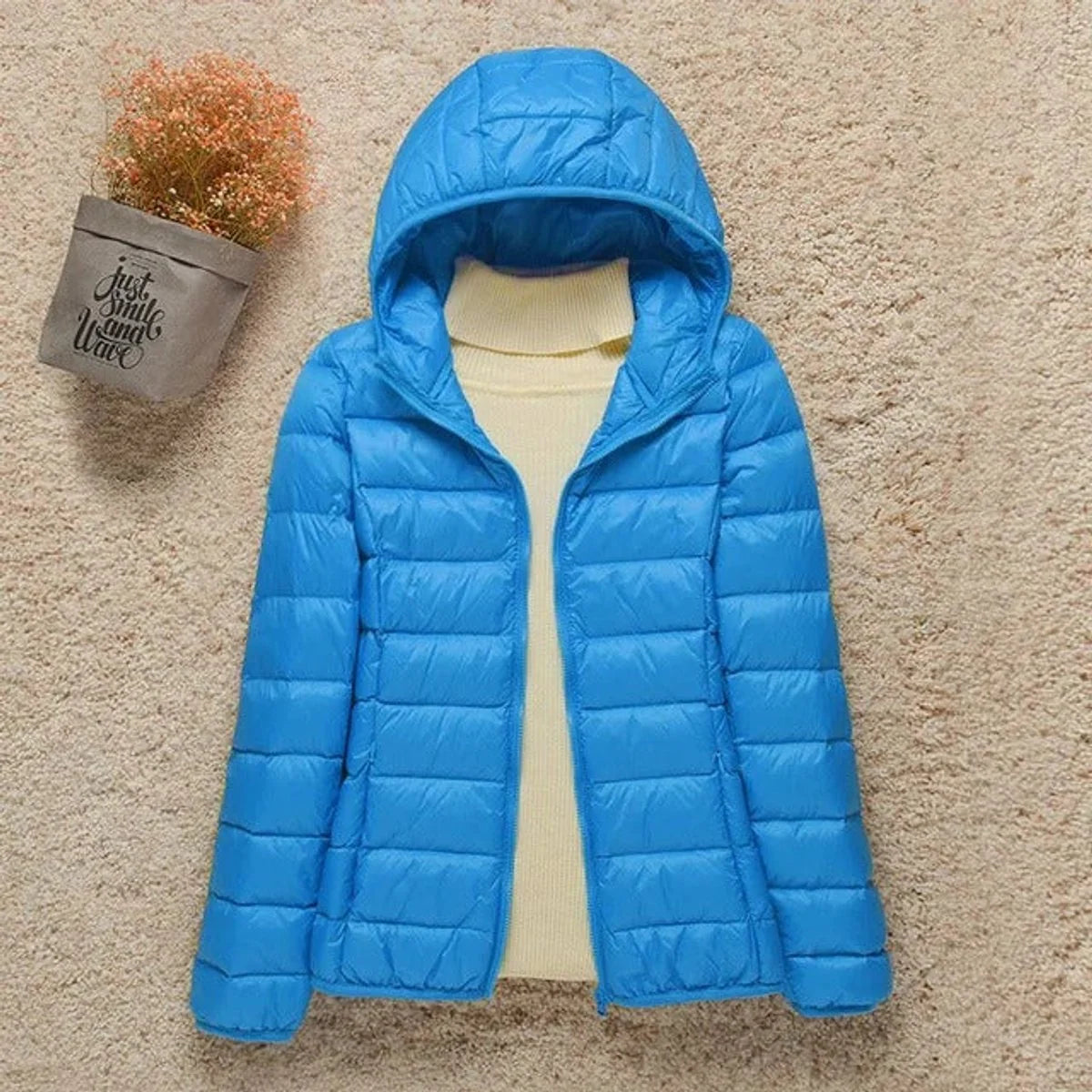 Women's Lightweight Packable Puffer Jacket | Stylish Slim-Fit Hooded Outerwear 2