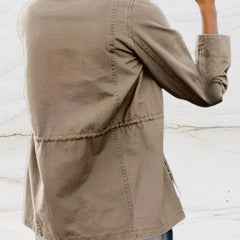 Women's Lightweight Utility Jacket | Structured Tailored Layering Piece for Transitional Weather 7