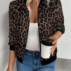 Women's Shiny Fabric Bomber Jacket | Relaxed Fit Lightweight Spring Layering Piece 6
