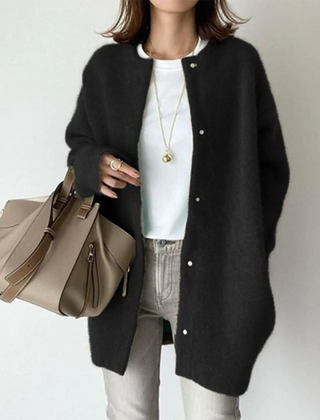 Women's Soft Knit Long Cardigan | Cozy Oversized Layering Piece for Fall and Winter 1