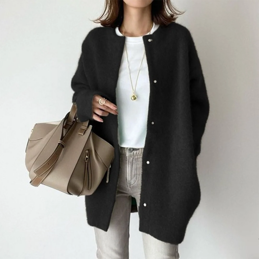 Women's Soft Knit Long Cardigan | Cozy Oversized Layering Piece for Fall and Winter 1